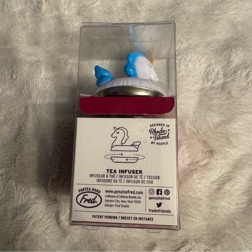 Fred Unicorn Pool Float‎ Tea Infuser Novelty New in Box - Picture 2 of 3